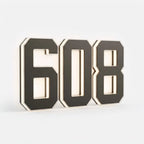 House Number Sign Solar Powered Automatic LED Weatherproof