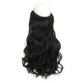 Human Hair Extensions Natural Wavy Heat-Stylable