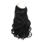 Human Hair Extensions Natural Wavy Heat-Stylable