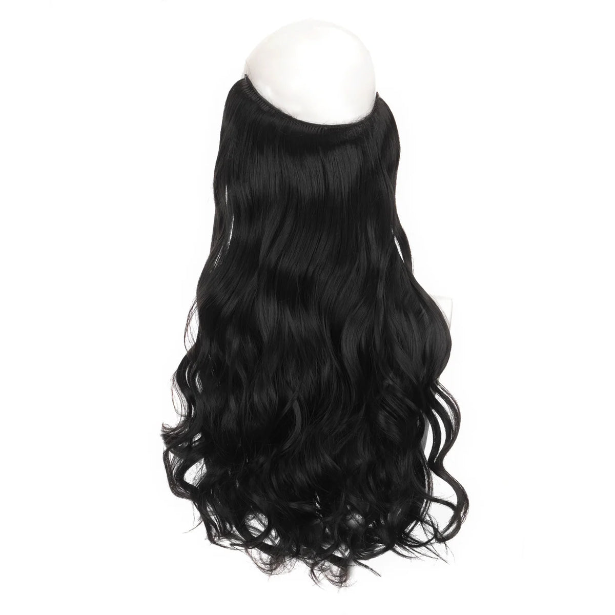 Human Hair Extensions Natural Wavy Heat-Stylable