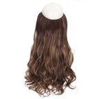 Human Hair Extensions Natural Wavy Heat-Stylable