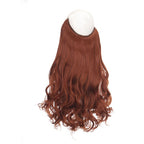 Human Hair Extensions Natural Wavy Heat-Stylable