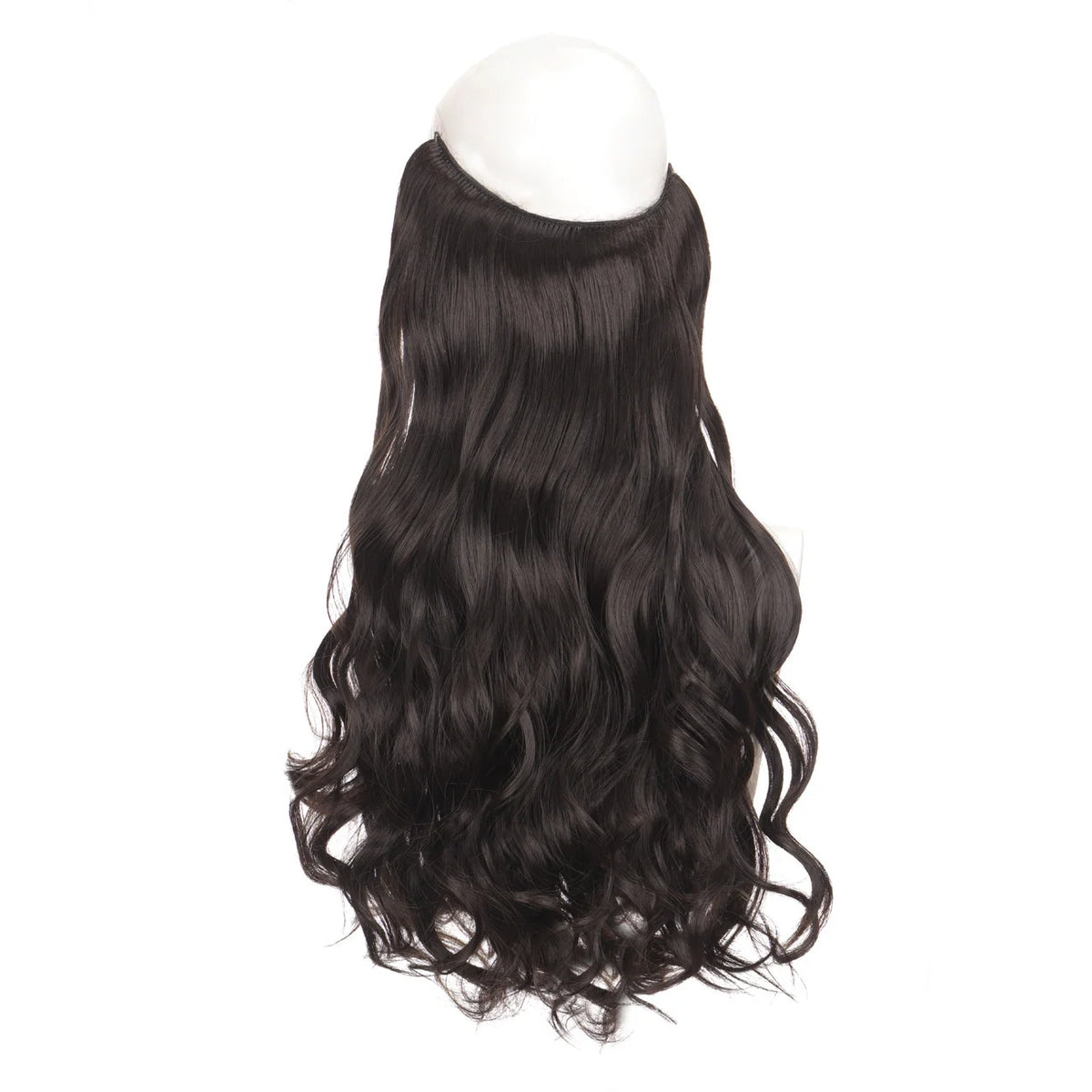 Human Hair Extensions Natural Wavy Heat-Stylable
