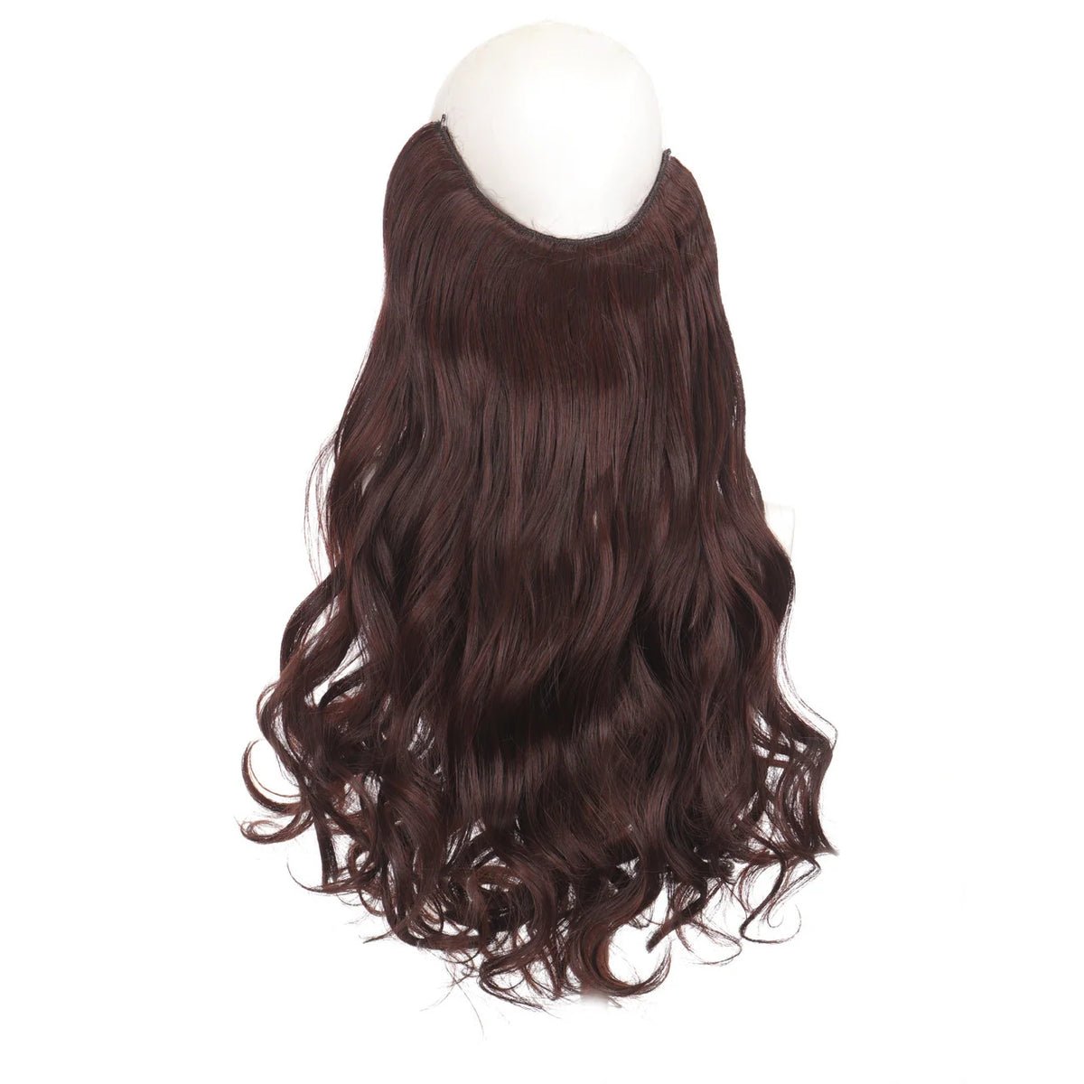 Human Hair Extensions Natural Wavy Heat-Stylable
