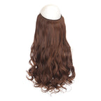 Human Hair Extensions Natural Wavy Heat-Stylable
