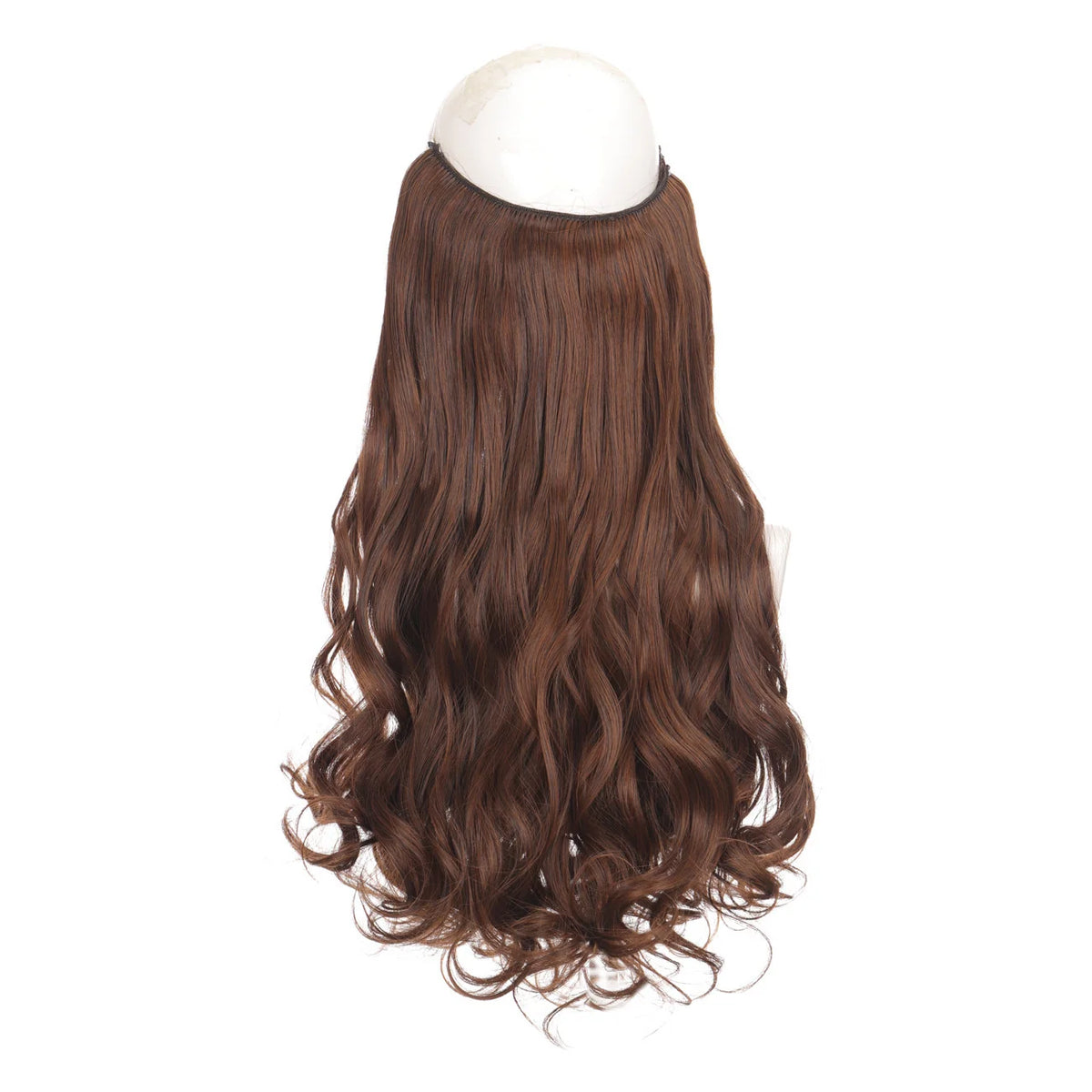 Human Hair Extensions Natural Wavy Heat-Stylable