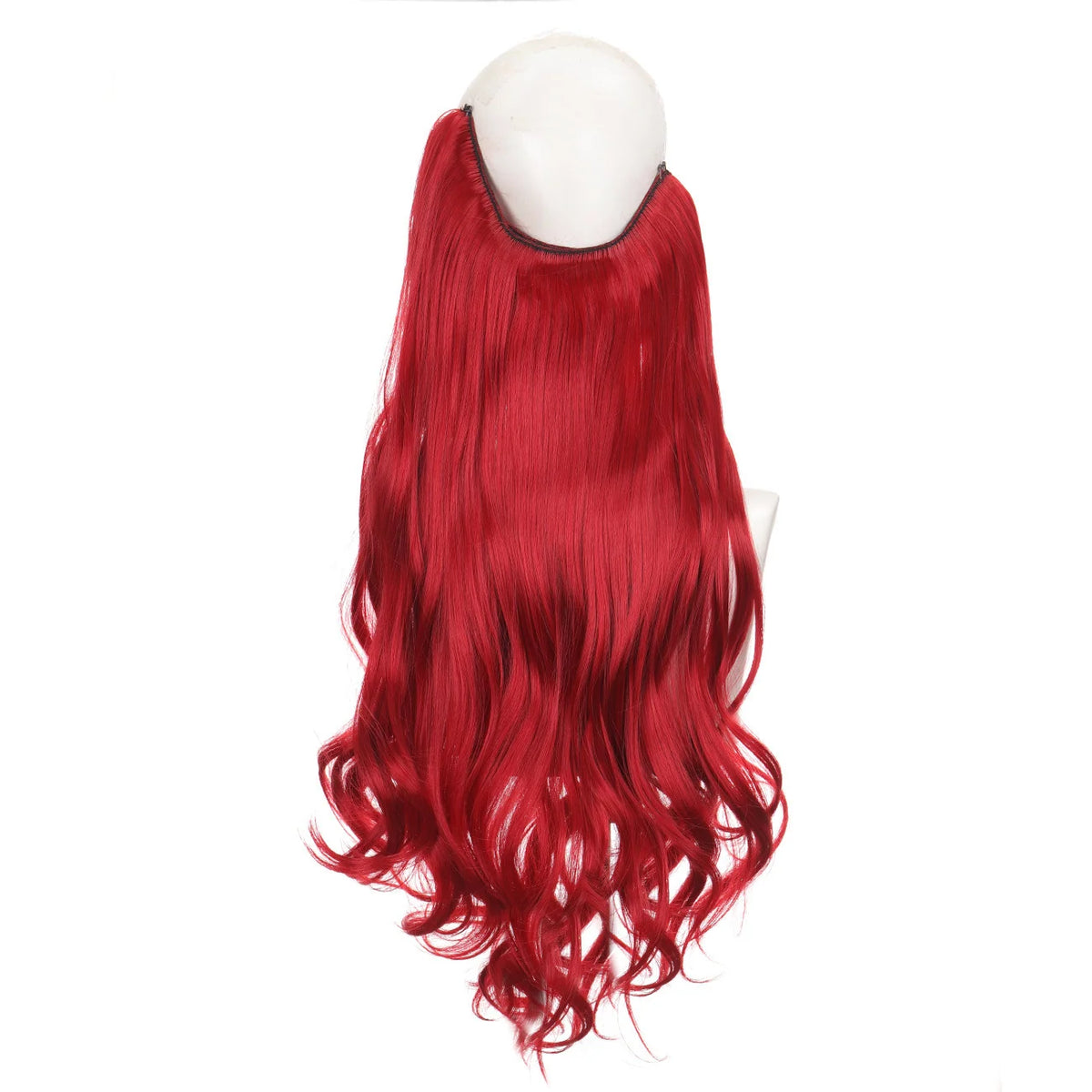 Human Hair Extensions Natural Wavy Heat-Stylable