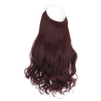 Human Hair Extensions Natural Wavy Heat-Stylable
