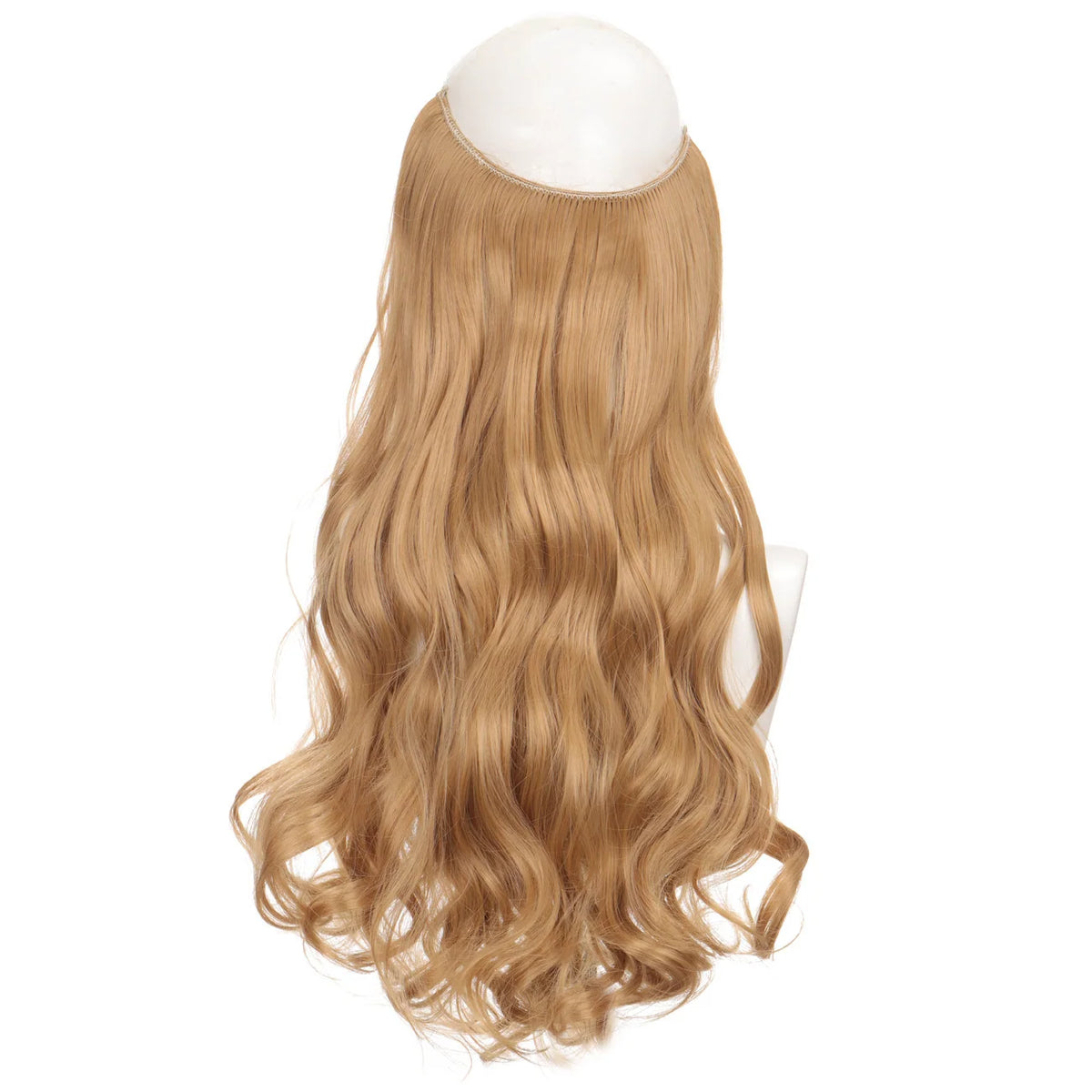 Human Hair Extensions Natural Wavy Heat-Stylable