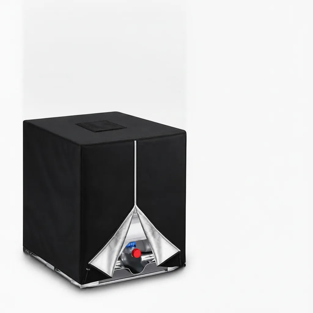 IBC Tank Cover UV-Reflective Drawstring & Top Flap