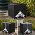 IBC Tank Cover UV-Reflective Drawstring & Top Flap