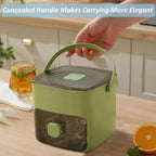 Ice Cube Maker One-Button Release 112-Cube Storage