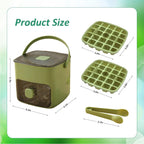 Ice Cube Maker One-Button Release 112-Cube Storage