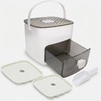Ice Cube Maker One-Button Release 112-Cube Storage