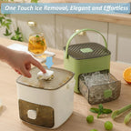 Ice Cube Maker One-Button Release 112-Cube Storage