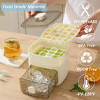 Ice Cube Maker One-Button Release 112-Cube Storage