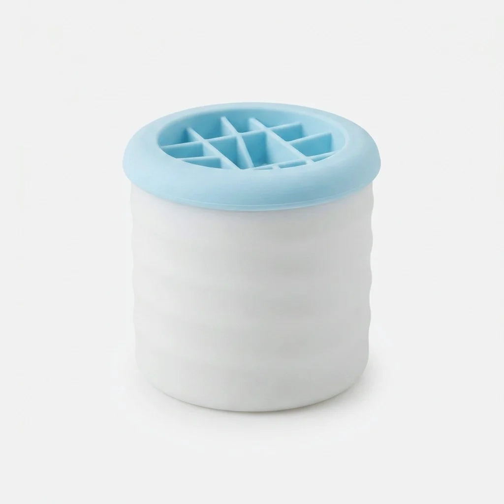 Ice Cube Tray Food-Grade Silicone Easy-Release With Lid