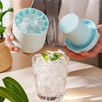 Ice Cube Tray Silicone Easy-Release With Storage