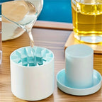 Ice Cube Tray Silicone Easy-Release With Storage
