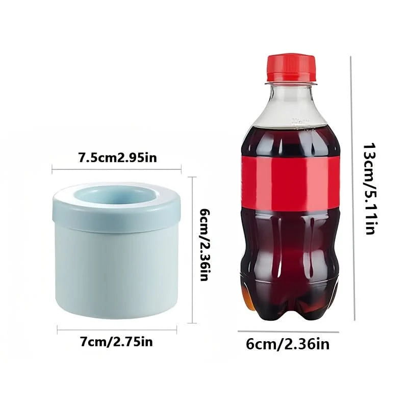 Ice Cube Tray Silicone Easy-Release With Storage