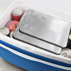 Ice Pack Stainless Steel Flat Space-Saving Set of 2