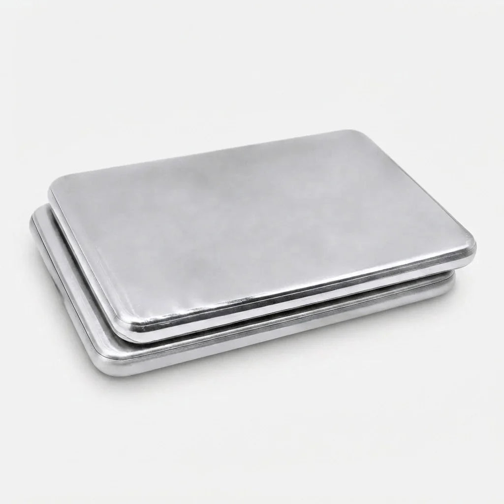 Ice Pack Stainless Steel Flat Space-Saving Set of 2