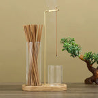 Incense & Candle Holder Dual-Function Glass Ash Catchers