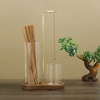 Incense & Candle Holder Dual-Function Glass Ash Catchers
