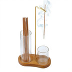Incense & Candle Holder Dual-Function Glass Ash Catchers