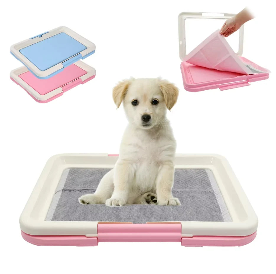 Indoor Dog Toilet Non-Slip Mat & Sturdy Frame
