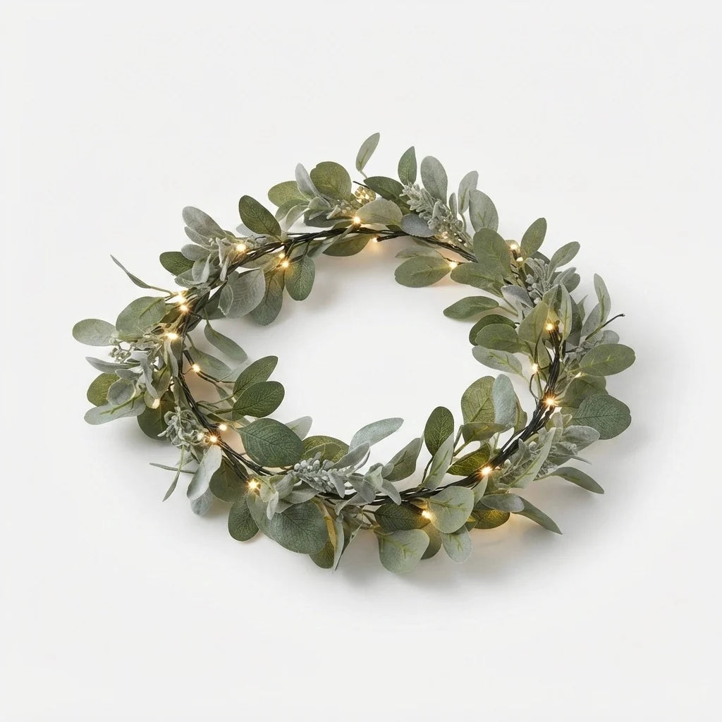 Indoor String Lights Olive Branch Warm White LED 2 Meter
