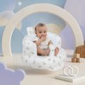 Inflatable Baby Seat Built-In Foot Pump & Non-Slip Base