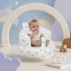 Inflatable Baby Seat Built-In Foot Pump & Non-Slip Base