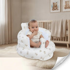 Inflatable Baby Seat Built-In Foot Pump & Non-Slip Base