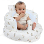 Inflatable Baby Seat Built-In Foot Pump & Non-Slip Base