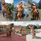 Inflatable Dinosaur Costume Battery-Powered With Matching Gloves
