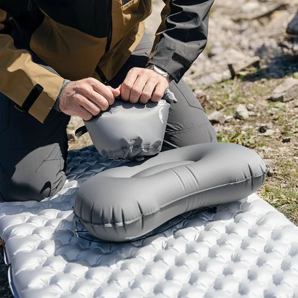 Inflatable Lumbar Cushion Ergonomic Lightweight Compact