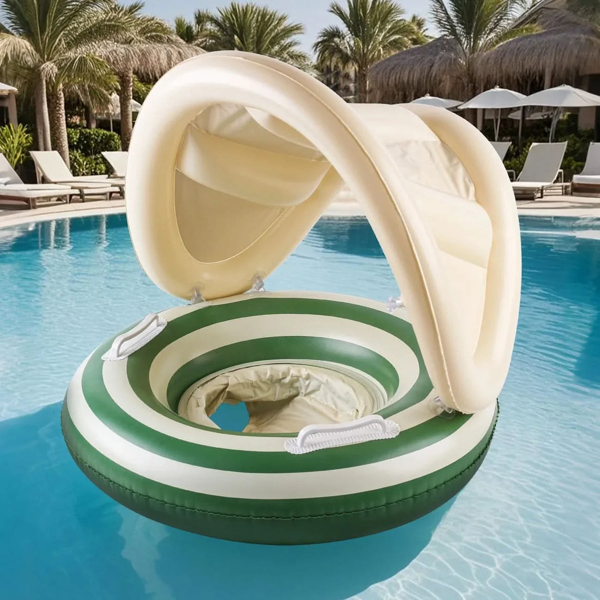 Inflatable Swim Shorts PVC Handles & Rings