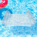 Inflatable Water Hammock Breathable Mesh Center Foldable Design