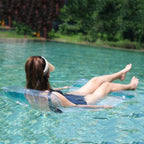 Inflatable Water Hammock Breathable Mesh Center Foldable Design