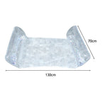 Inflatable Water Hammock Breathable Mesh Center Foldable Design