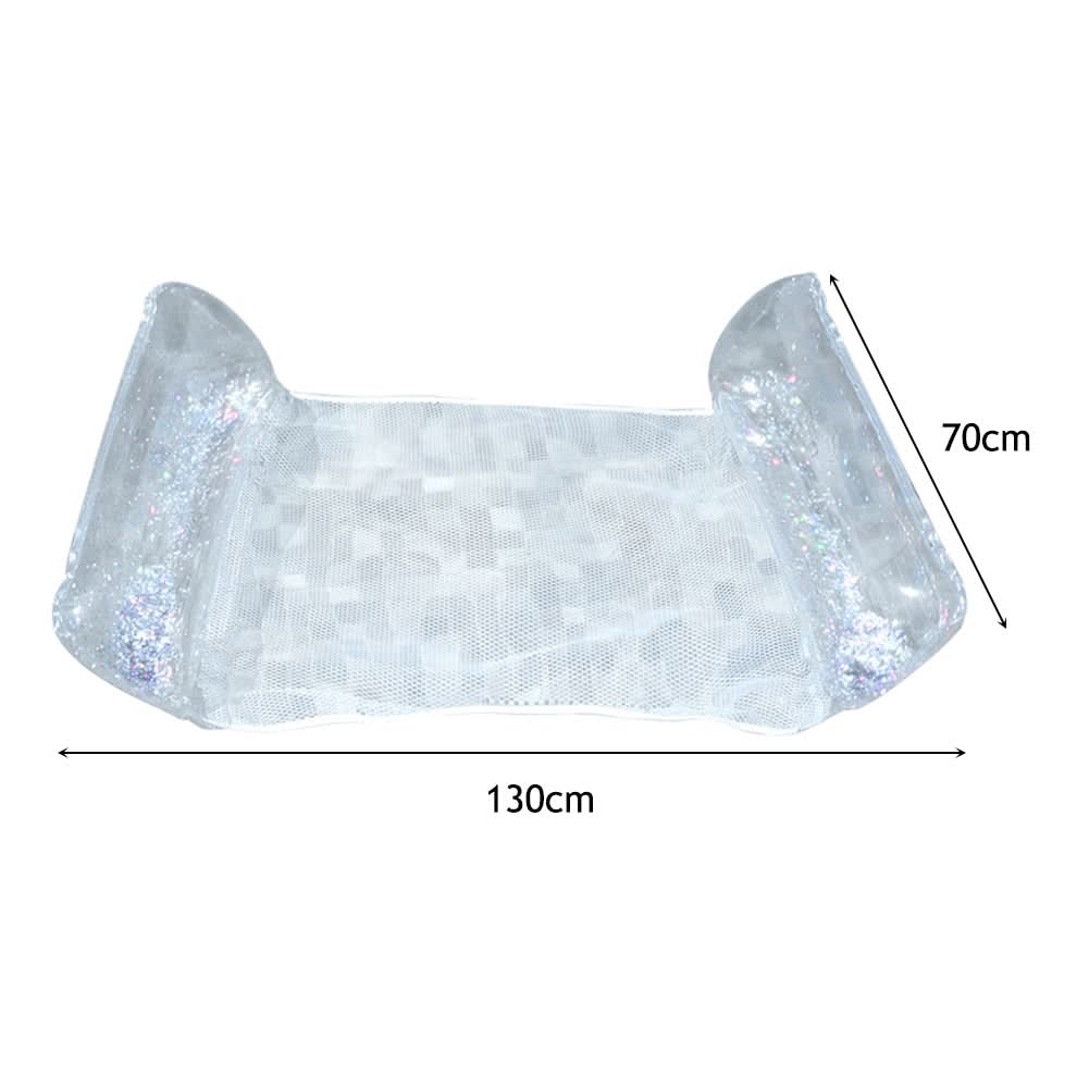 Inflatable Water Hammock Breathable Mesh Center Foldable Design
