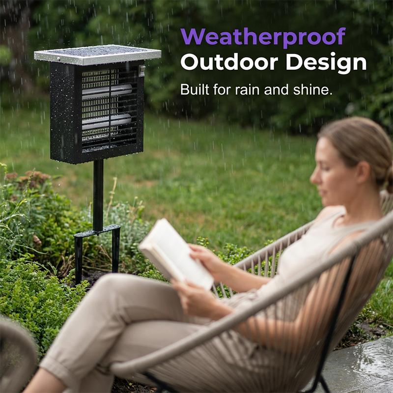 Insect Zapper Solar-Powered UV Light