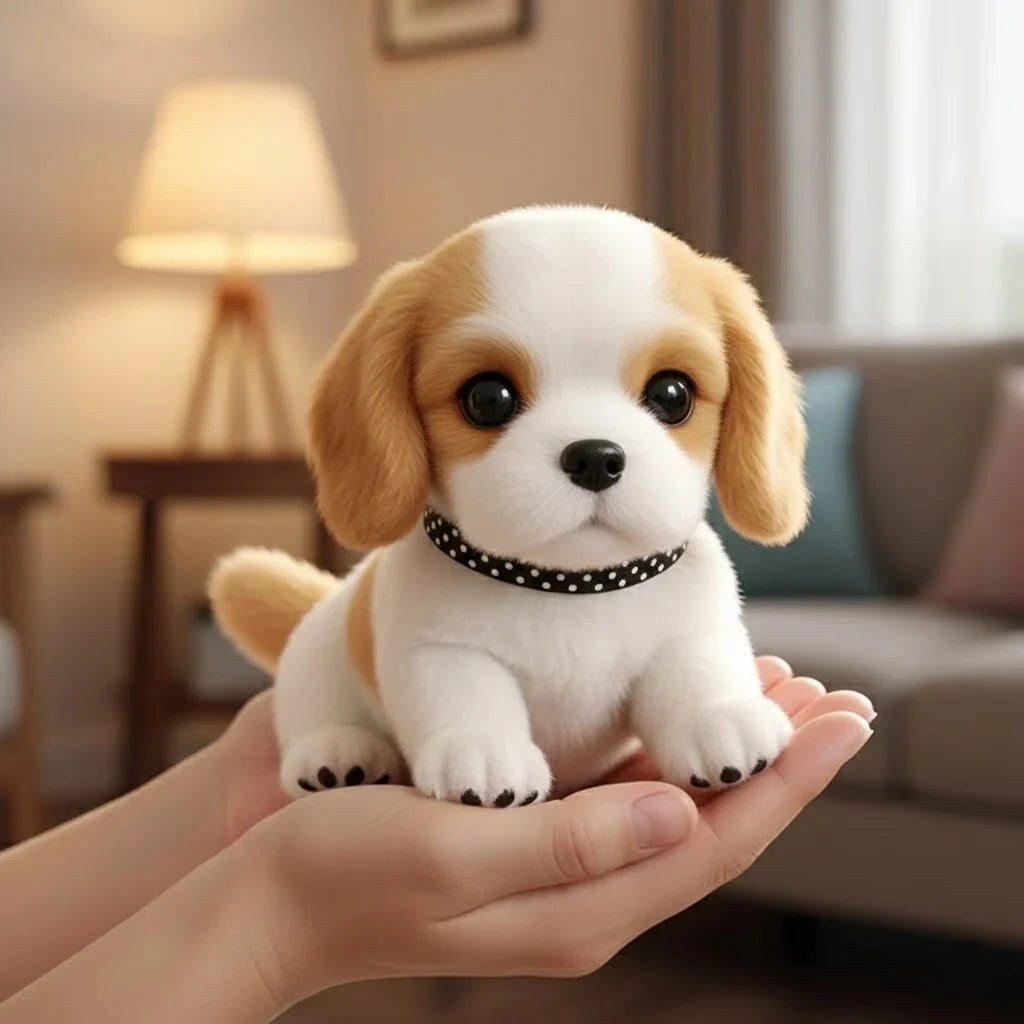 Interactive Plush Dog Toy Touch-Activated Movement & Barking