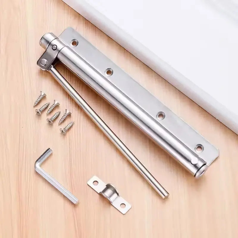 Interior Door Closer 4-Step Adjustable Stainless Steel