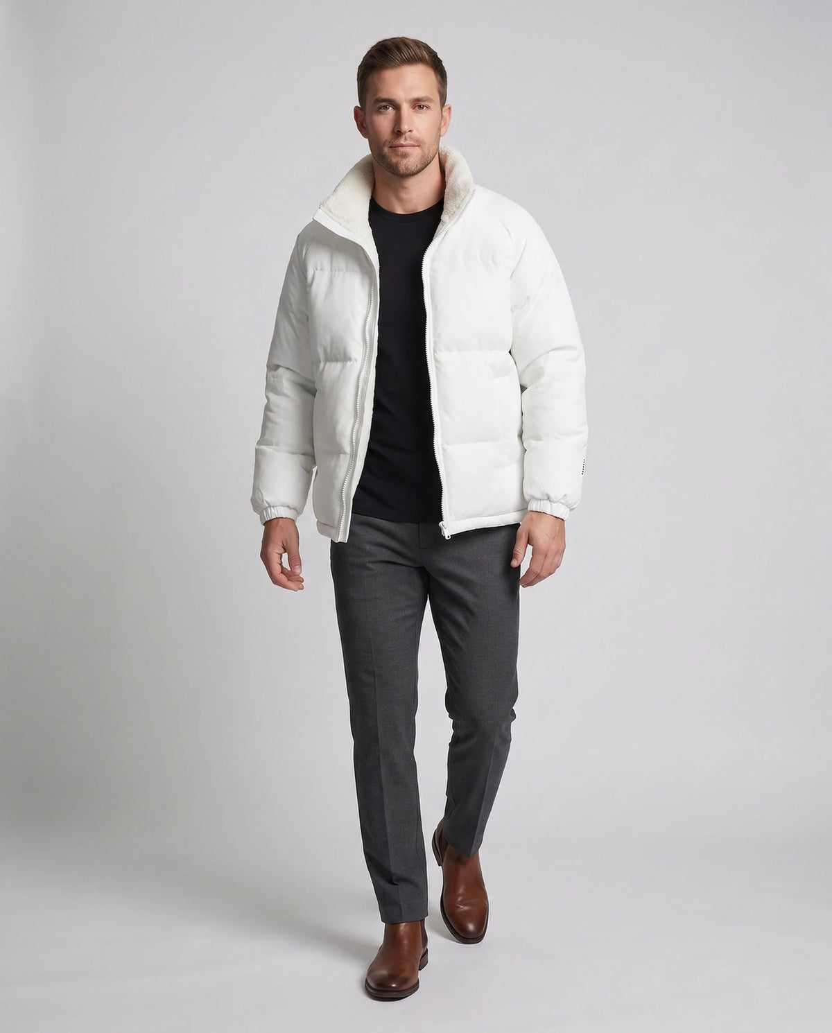 Jacket Quilted Insulated Breathable With Side Pockets