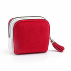 Jewelry Box Travel Five Compartments Flannel & Satin Lined