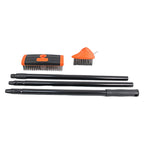 Joint Brush Set 3-In-1 Heads Steel Bristles & Telescopic Handle