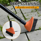 Joint Brush Set 3-In-1 Heads Steel Bristles & Telescopic Handle