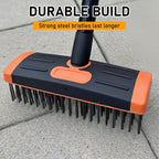 Joint Brush Set 3-In-1 Heads Steel Bristles & Telescopic Handle
